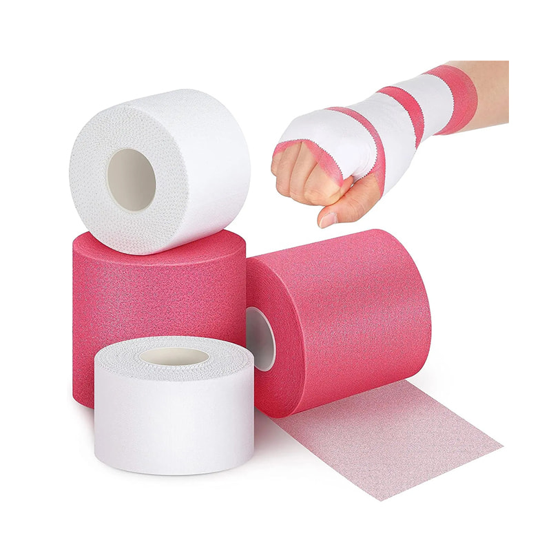 Athletic Foam Under Wrap Sports Pre Wrap Pita Kit untuk pergelangan kaki pergelangan tangan tangan dan lutut memanjat jurulatih bola sepak tinju